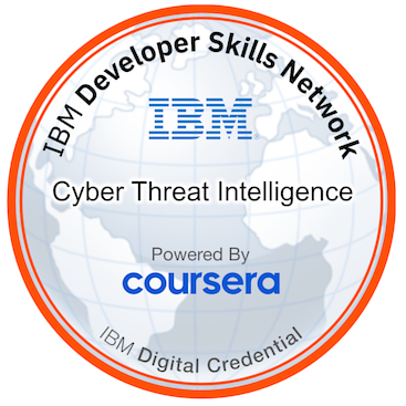 IBM Cyber Threat Intelligence, Coursera